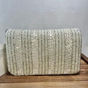 Viral Beaded White Bag!!